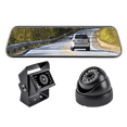 thumbnail image 2 of Motion Backup Camera FVMR-1160 FullVUE; CMOS Camera; 9.66 Inch Switchable Mirror View; 1920 x 1080 Resolution 1080p; With Night Vision; IP68 Waterproof; Black Housing, 2 of 6