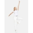 thumbnail image 3 of BALEAF Womens Dress Pants Yoga Work Pants Pull On Slacks Business Casual Office Trouser Pockets 29" White XL, 3 of 6