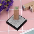 thumbnail image 3 of 20uds. Inkpad Fingerprint Square para DIY Scrapbook Card Paper Craft Stamp Silver, 3 of 8