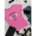 thumbnail image 3 of Wild Butterflies And Daisies T-Shirt Women -Image by Shutterstock, Female x-Large, 3 of 4