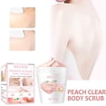 thumbnail image 1 of Crema exfoliante corporal HUOGUO Peach para limpieza profunda y blanqueamiento de la piel, 1 of 2