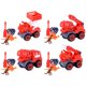 thumbnail image 1 of Vehículo de Ingeniería Zulema Juguetes de Construcción Rojo Dinosaurios, 1 of 5