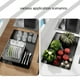 thumbnail image 4 of Coffee Silica Gel Mat Tray Bar Sink Multi Function Draining Pad Dining Table Insulation Mat Partition Size 15.75x23.62 Inches, 4 of 7