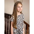 thumbnail image 3 of Oudiya Girls 2 Piece Tie Dye Pajamas Set Summer Trendy Outfit Lounge Set Kids Sleepwear, 3 of 7