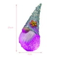 thumbnail image 5 of Fiudx Gnomo de Pascua, Muñeco Iluminado Sin Rostro, Brillo Cálido para Decoración Del Hogar, Adorno Festivo, Funciona con Pilas, Poliéster y Plástico, Juego de 2 Piezas, 5 of 5