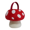 thumbnail image 1 of Way To Celebrate Easter Plush 14inch Easter Red Mushroom  Basket, 1 of 3