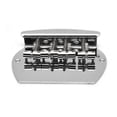 thumbnail image 5 of Electric Guitar Pull Plate PB Bass Bridge 4-String Semi-Circular Large Bass Lower Saddle Straight Code Metal Pull Plate, 5 of 5