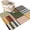 Multicolor, Sage, Dusty Rose, Navy, variant on Yellow Black Striped Checkered Entryway Rug 2'x3' Non Slip Front Door Mats, Vintage Buffalo Plaid Entrance Rugs Indoor Outdoor Carpet, Washable Floor Mats Small Area Rug for Bedroom Kitchen