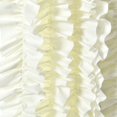 thumbnail image 2 of Lush Decor Belle 84" x 54" Textured White 3" Rod Pocket Single Window Panel Curtain, 2 of 8