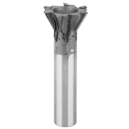 

Yoluxingy Dovetail Groove Milling Cutter 60° 6 Flute Cutting 40mm Cutting Diameter Carbide Dovetail Cutters End Mill Straight Shank Mill Cutter A513