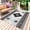 grey, variant on Turquoise Gray Boho Outdoor Rug 4x6 Ft - Reversible Patio Rug Outdoor Camping Rugs, Southwestern Ethnic Geometric Washable Indoor Outdoor Area Rugs, Non-Slip Outdoor Carpet Runner for Deck/Porch