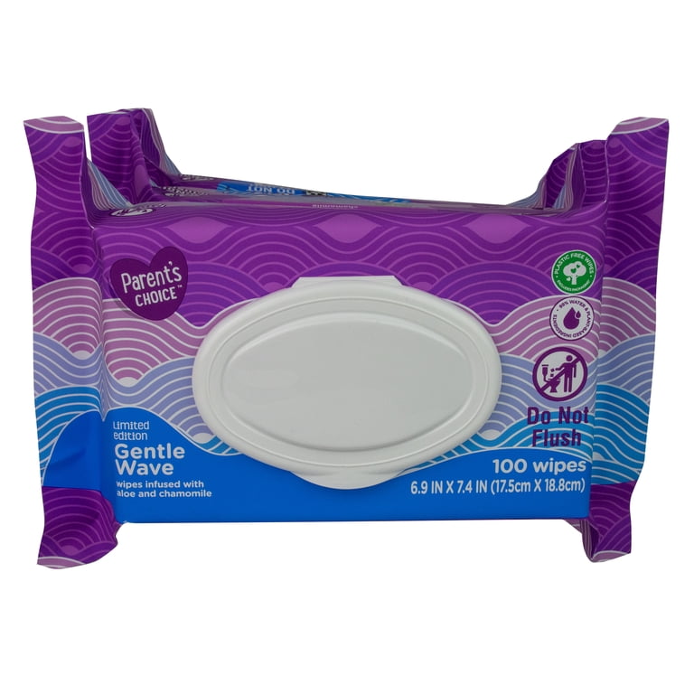 Parent's Choice Baby Wipes Limited Edition 300 Count Aloe