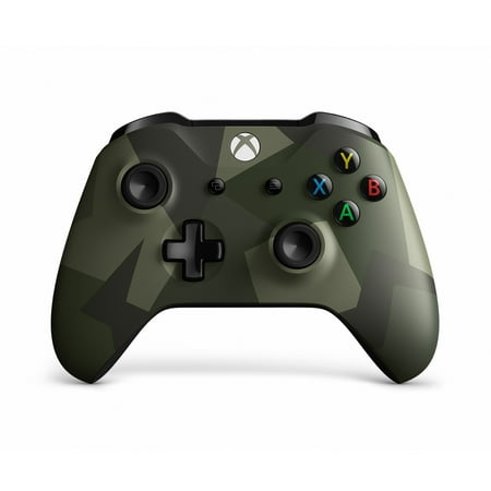 Microsoft Xbox One Wireless Controller, Armed Forces II Special Edition (Walmart Exclusive), (Best Bluetooth Dongle For Xbox One Controller)
