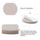 thumbnail image 5 of Almohadillas de Muebles de Fieltro Redondas de 16pcs 1" Protector de Suelo Reduce Ruido para Escritorio, 5 of 7