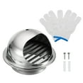 thumbnail image 1 of Unique Bargains Grille d'Aération Ronde 5 Pieds pour Cuisine Salle de Bain, 1 of 6