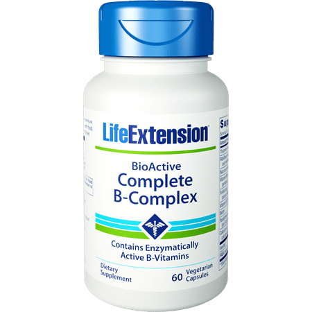 Life Extension Diet - Life Extension Complete B Vegetarian Capsules, 60 Ct