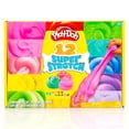 thumbnail image 1 of Slime Play-Doh Super Stretch de 12 piezas para niños con 12 colores, 1 of 9