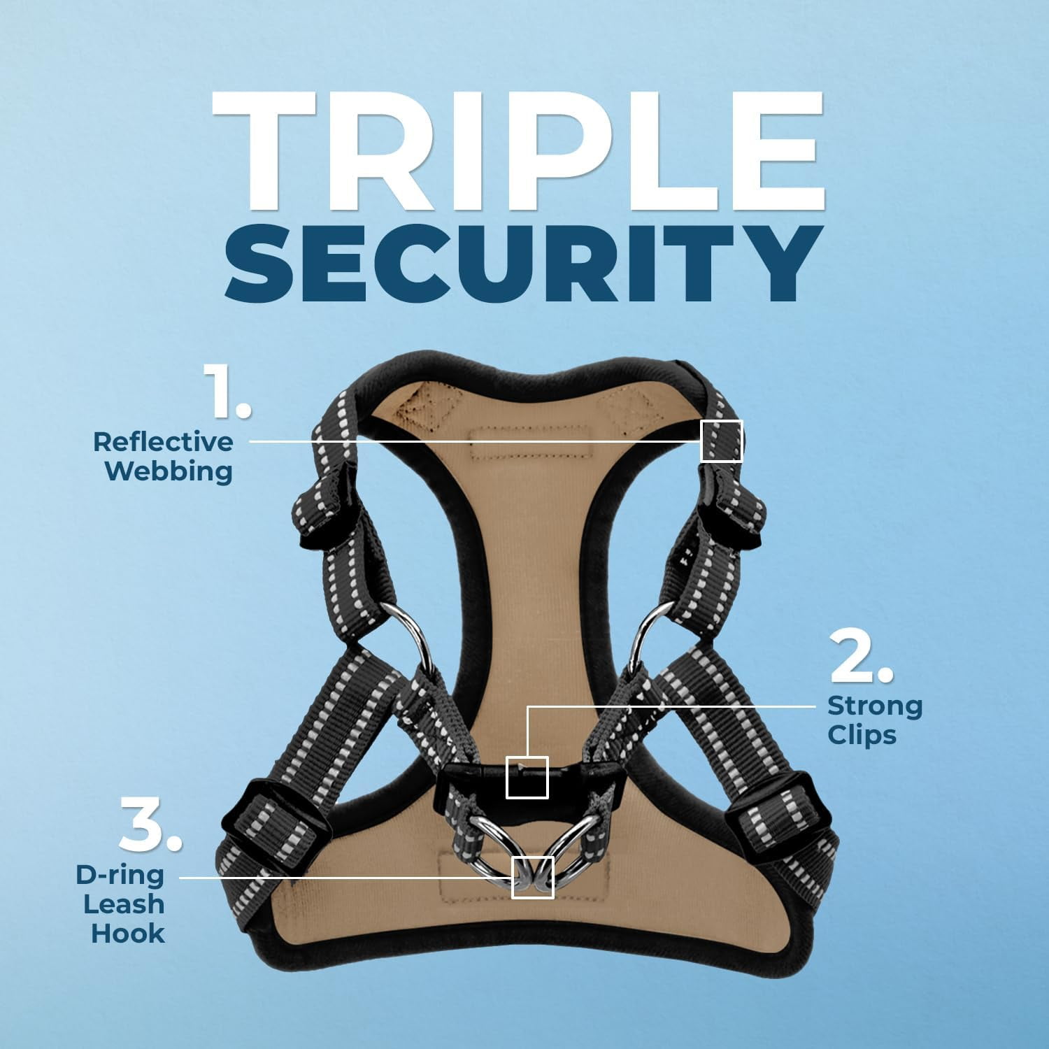 Best Pet Supplies Voyager Step-In Flex Adjustable Mesh Dog Harness