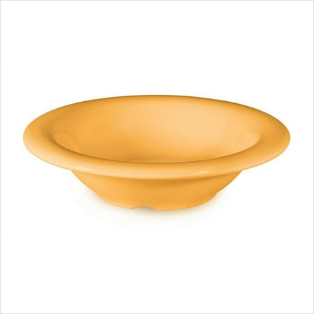 Diamond Mardi Gras 8 oz 6 x 1.5 Bowl Tropical Yellow Melamine,Pack of 6