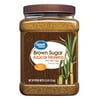 Great Value Brown Sugar Plastic Jar 3.3 lbs. (1.5kg), Non-GMO