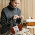 thumbnail image 1 of 5 Strand Milk Cotton Crochet Thread for DIY Knitting Projects 325 Meters 1 Ball, 1 of 6
