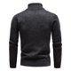 thumbnail image 2 of Gibobby Suéter cuello de tortuga hombre Suéteres gruesos de cuello alto de invierno para hombre, estilo casual, cuello de tortuga(Negro,XG), 2 of 4
