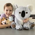 thumbnail image 3 of Tezituor 5Pcs Koala Stuffed Animal 17.7'' Giant Koala Plush with 4 Babies Koala Plush Toy, 3 of 9