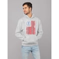 thumbnail image 2 of Vintage 1776 Patriotic Flag Hoodie Men's, 2 of 4