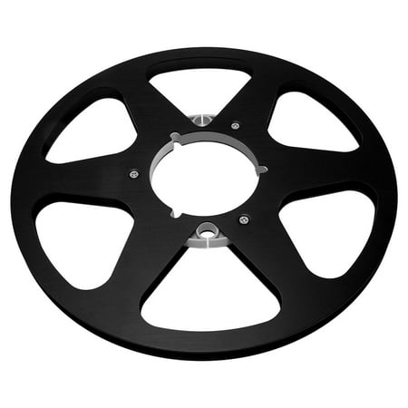1/4 10 Inch Empty Tape Reel Nab Open Reel Sound Aluminum Alloy 6 Wind Resistance Holes Empty Tape Reel for Recording Black 1/4 10 Inch Empty Tape Reel Nab Open Reel Sound Aluminum Alloy 6 Wind Resistance Holes Empty Tape Reel for Recording Black