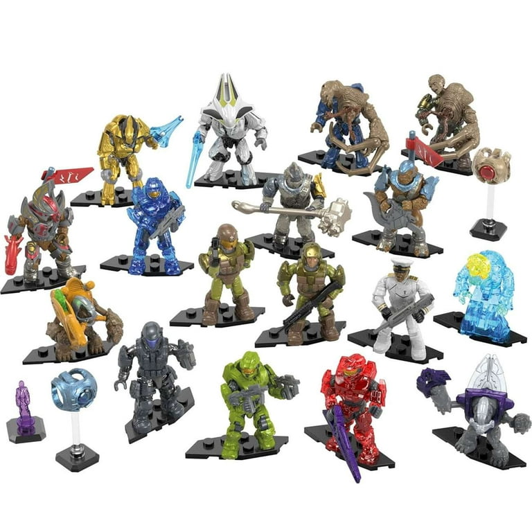 Halo 2 Character Pack Mini Figure 20-Pack Set - Walmart.com