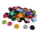thumbnail image 1 of 100 piezas de botella decorativa plana sin revestimiento de doble cara pintada para lazos para el cabello, Multicolor 1 Zulema Tapa de la botella decorativa, 1 of 8