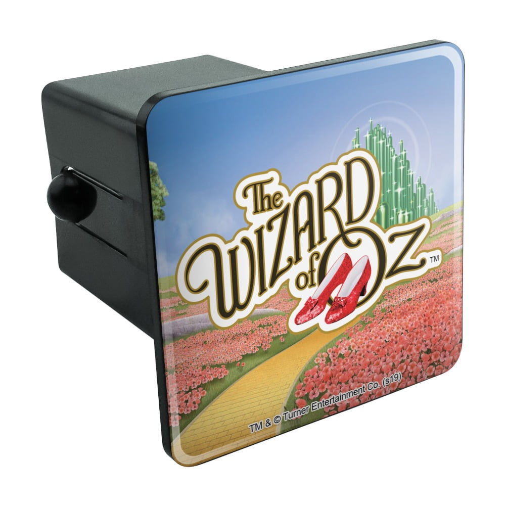 The Wizard of Oz Ruby Slippers Logo Tow Trailer Hitch Cover Plug Insert