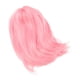 thumbnail image 5 of Peluca corta bob rosa con flequillo para estudiantes., 5 of 14