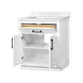 thumbnail image 4 of Ove Decors Athea 30 W x 22" D Freestanding Bathroom Vanity with Sink, Pure White, 4 of 14