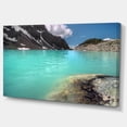 thumbnail image 2 of Crystal Clear Mountain Lake - Landscape Canvas Art Print, 2 of 4