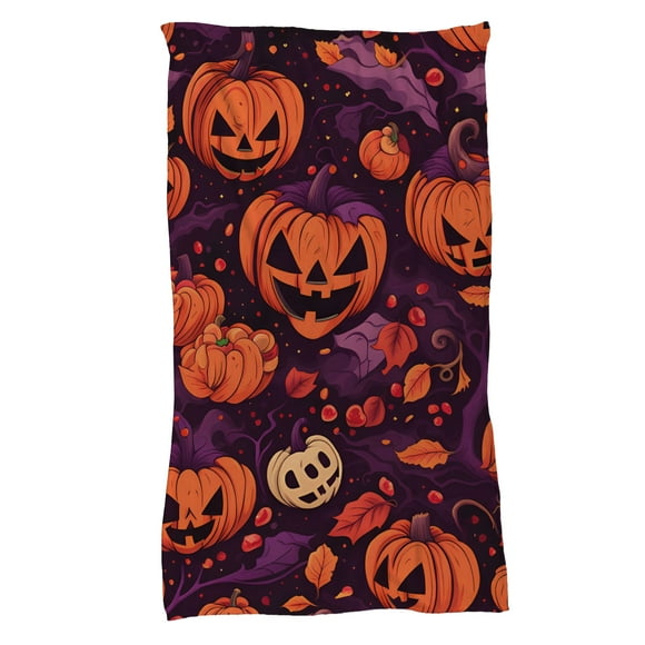 Cobija Manta Frazada Juana Gallo Diseño de Calabaza Halloween Ultra Suave y ligera