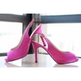 thumbnail image 3 of Berzel, Erin 24x17 Black Modern Framed Museum Art Print Titled - Pink Heels, 3 of 5