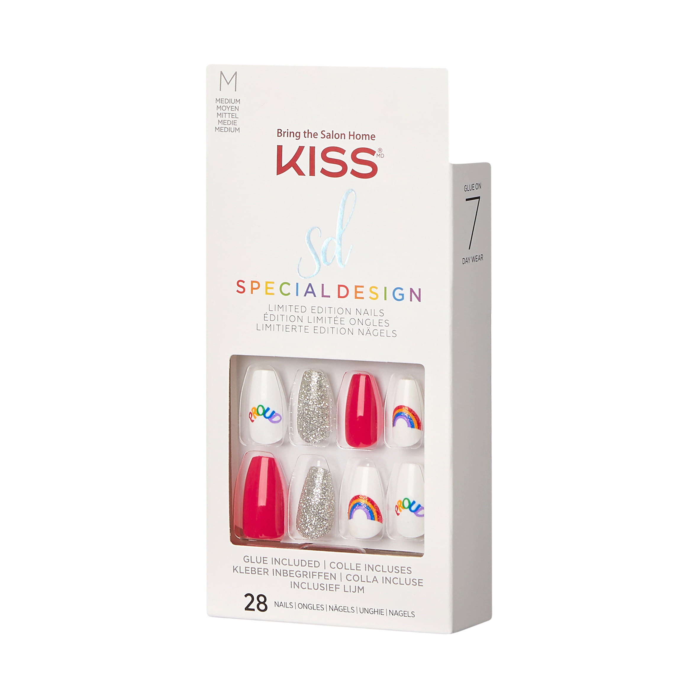 KISS Voguish Fantasy Fake Nails, 'Paradise', 28 Count - Walmart.com