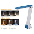 thumbnail image 5 of Bostitch Rechargable Battery Led Desk Lamp, 3 Color Temperatures, Flip Open, Blue (KT-VLED1810-BLUE), 5 of 11