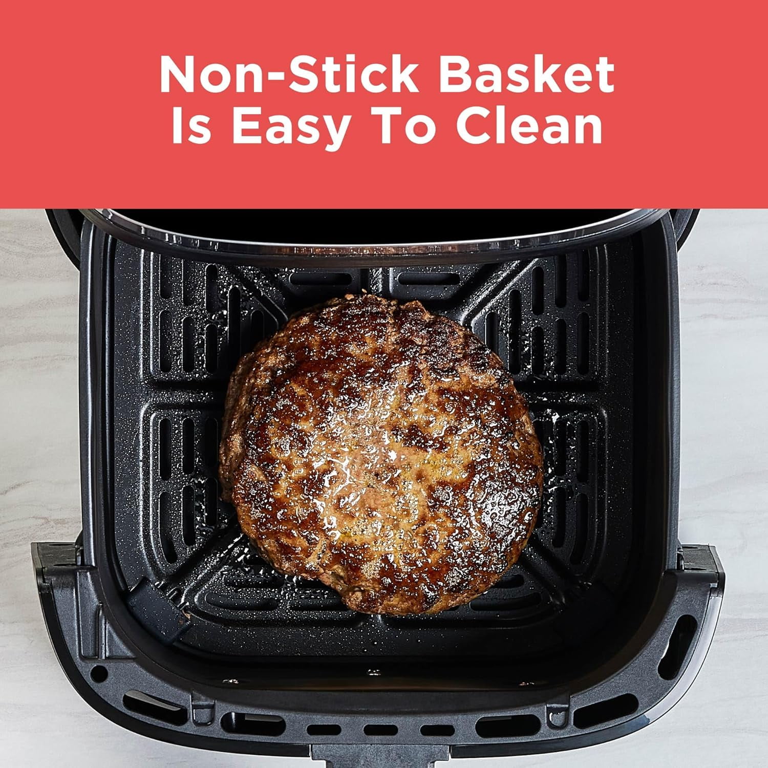 2QT Air Fryer, Crispy Deep Fried Taste without the Fat, Plus Bake, Dehydrate, and Keep Food Warm, Digital Touchscreen and Auto Shut-Off