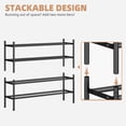 thumbnail image 3 of Zapatero extensible de metal de 4 niveles STORAGE MANIAC, 61-121 cm, 3 of 7