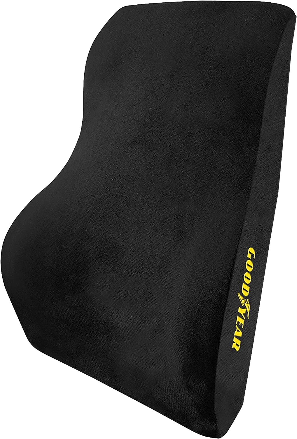 Goodyear Back Support Pillow for Office Chair or Car, Pure Memory Foam
