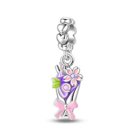 Pandora Women's Sterling Silver Gemstone Clover Lucky Day Pendant