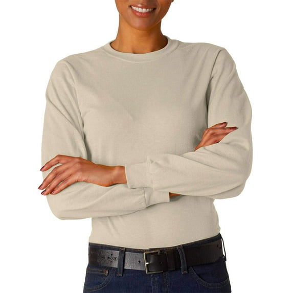 Jerzees Men's Long Sleeve T-Shirt - 29LS - Small - Sandstone