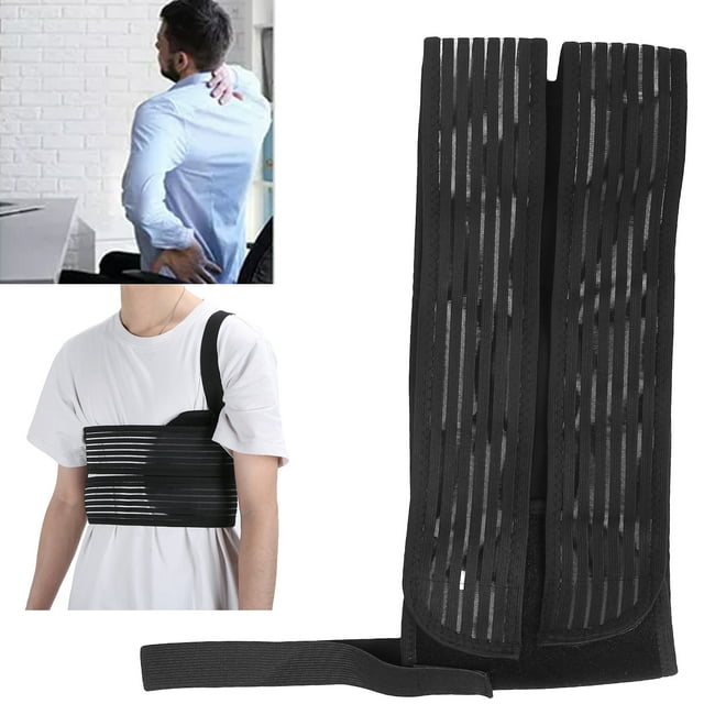 Ceinture Protectrice Ajustable pour Côtes Cassées Unisexe Hommes Femmes Respirante