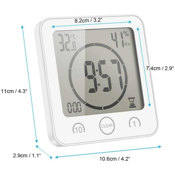 Thermo-hygromètre numérique d'intérieur avec minuterie KT-9