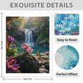 thumbnail image 3 of Diamond Art Kits for Adults - 5d Pink Creature Waterfall Lily Pond Diamond Painting for Adults, Diamond Art for Adults Beginners, Diamond Painting Kits for Adults for Home Wall Decor, 3 of 7
