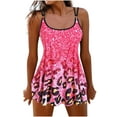 thumbnail image 2 of Trajes de baño para mujer, Trajes de baño para mujer, Bikini dividido de dos piezas para mujer, Traje de baño de playa estampado, Trajes de baño para mujer, 2 of 5