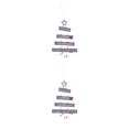 thumbnail image 2 of Adorno colgante Kearding Campana Letras estrella para árbol de Navidad Gris 2piezas, 2 of 5