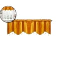 thumbnail image 1 of Dvruxg Fringed Window Curtains, Patterned Short Drapes with Tassels – Polyester Rod Pocket Panels for Kitchen, Bathroom, Living Room – Stylish Modern Home Decor, 1 of 5